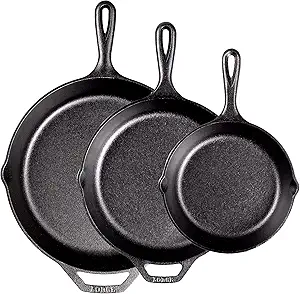 Pre-Seasoned Cast Iron Skillet Set