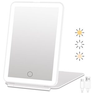 Rechargeable Travel Makeup Mirror